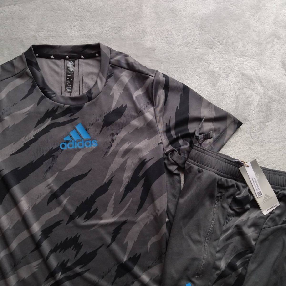 新品 adidas ジャージ セットアップ XO 黒 アディダス 迷彩柄