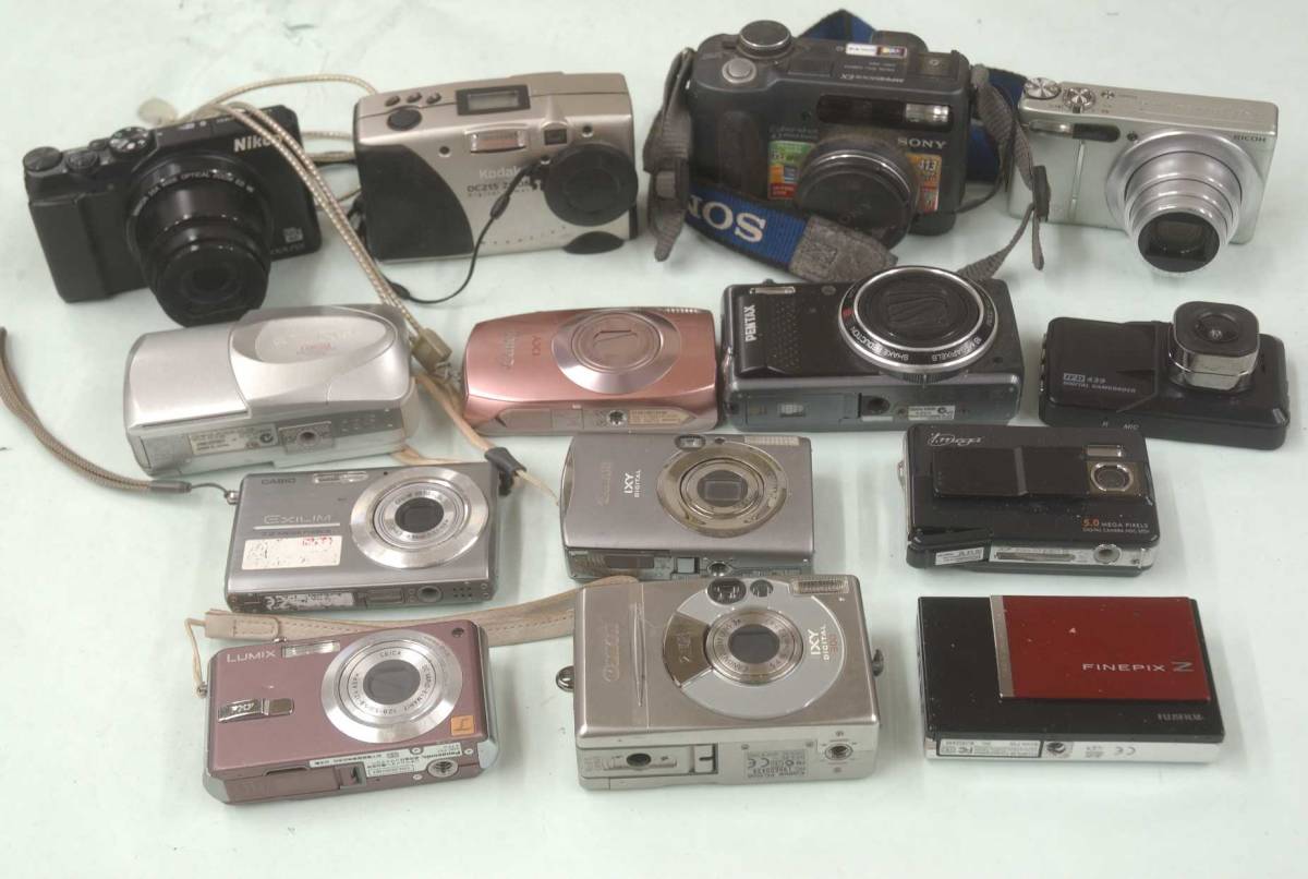人気セール ジャンク品 コンパクトデジタルカメラ 15台まとめて