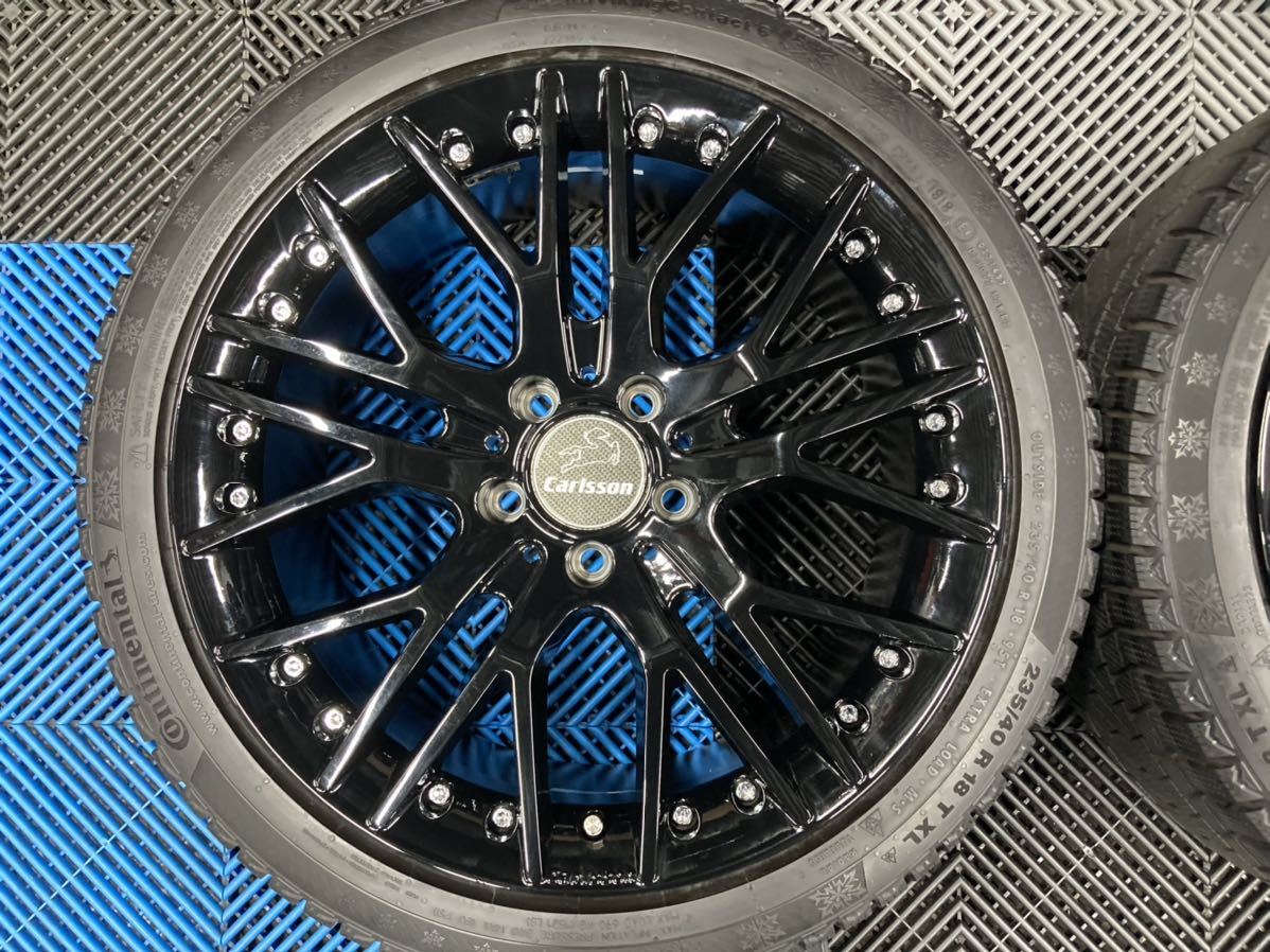 ベンツCLA45 A45カールソン Carlsson 1/10X ブラック 18インチ8.5J+40 