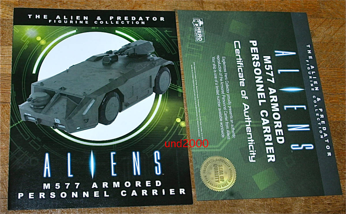 Eaglemoss エイリアン APC フィギュリン Aliens M577 Armored Personnel Carrier イーグルモス The Alien & Predator Figurine Collection_5