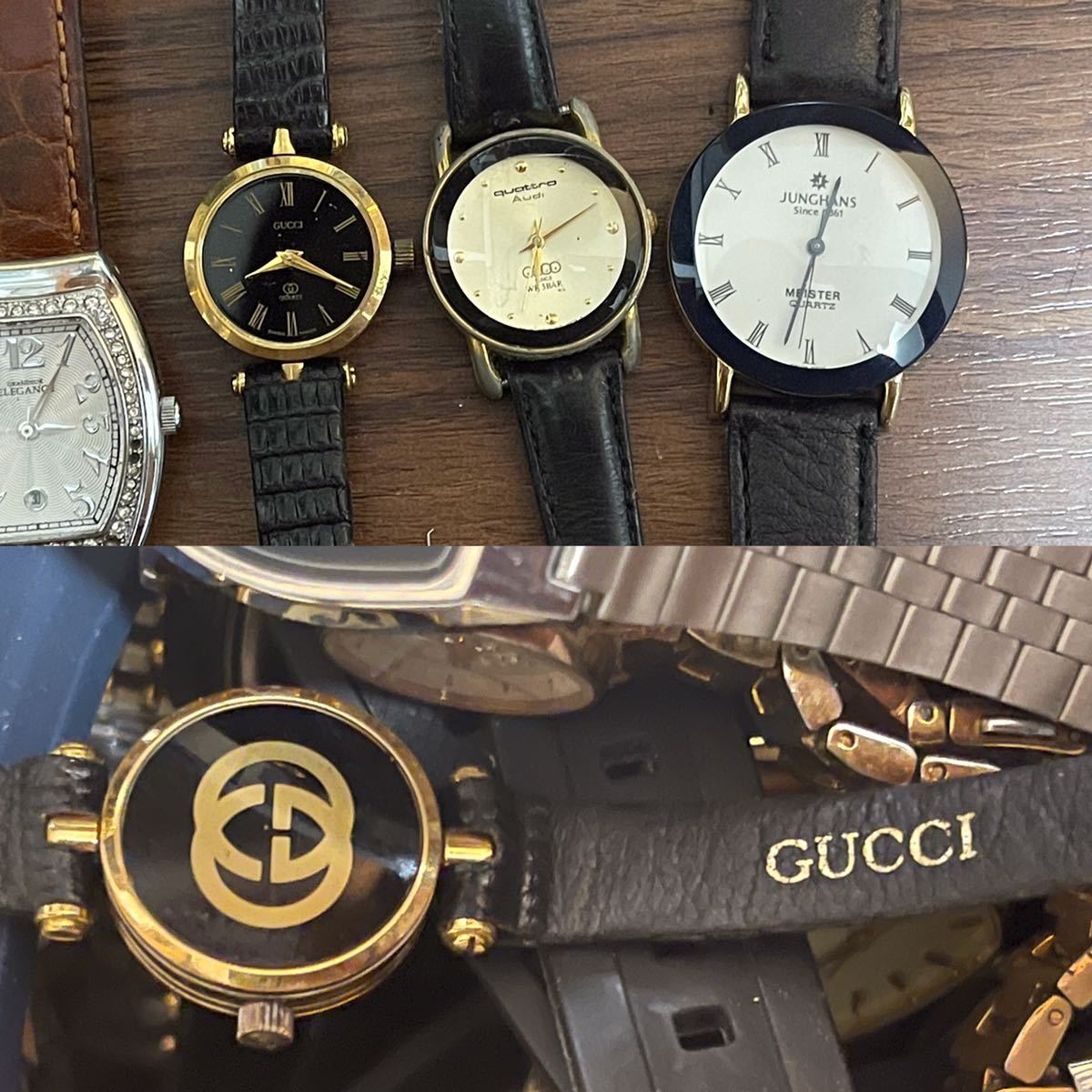 1円〜大量腕時計 GUCCI CASIO SEIKO PAUL SMITH JUNGHANS 他 動作