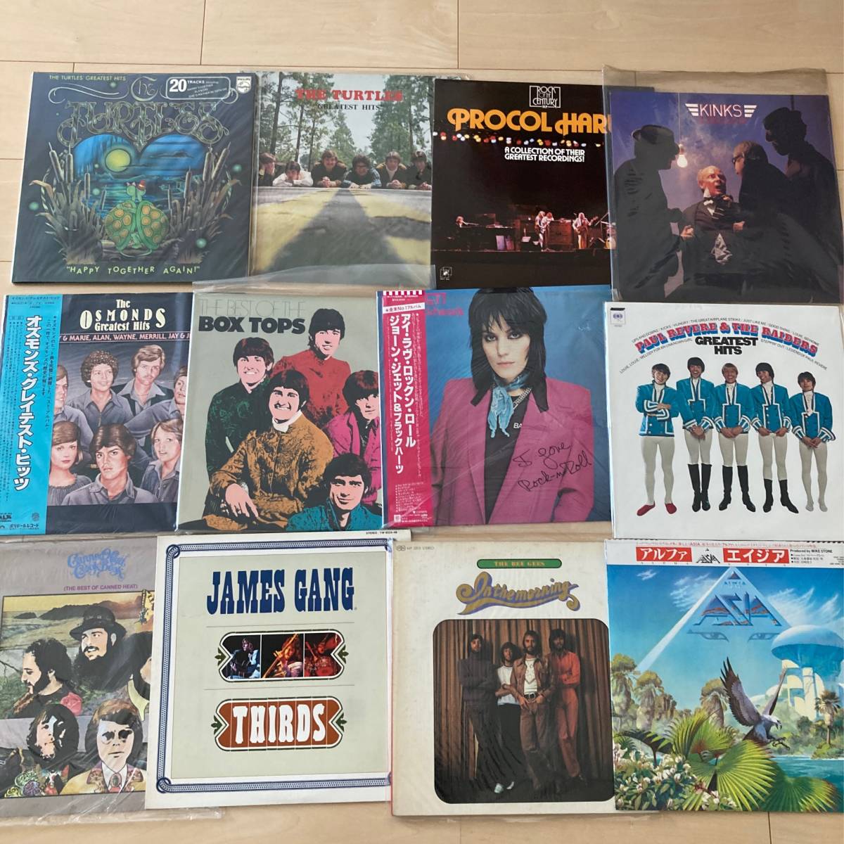 低価，新作 e064 LP 洋楽 まとめて 12枚 ジョーン ジェット /ポールリビア & レイダース /ジェームス ギャング /タートルズ /オズモンズ(ロック、ポップス（洋楽）)｜売買されたオークション情報、yahooの その他