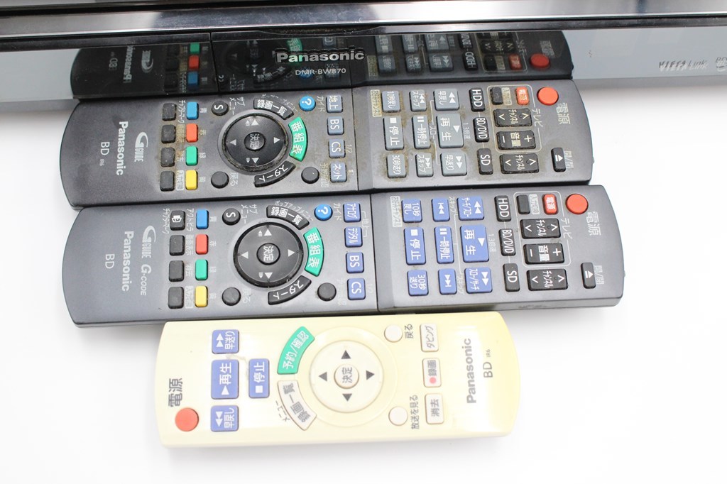 行董】Panasonic DMR-BWT500 DMR-BW870 ブルーレイレコーダー（2番組