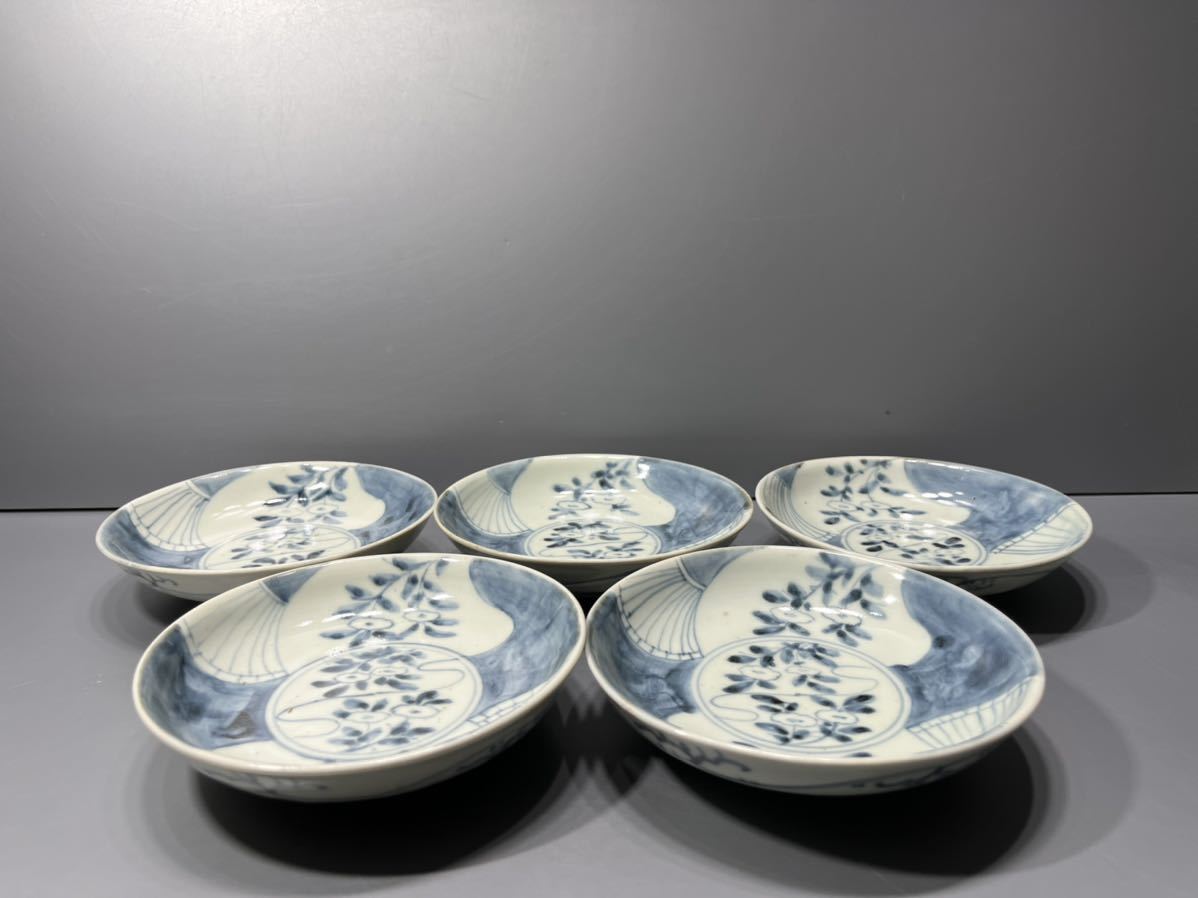 瀬戸太白手　or　瀬戸染付磁器　小皿（５枚セット）美品！ 瀬戸 太白手 or - 公式通販 瀬戸染付磁器 小皿（5枚セット）美品
