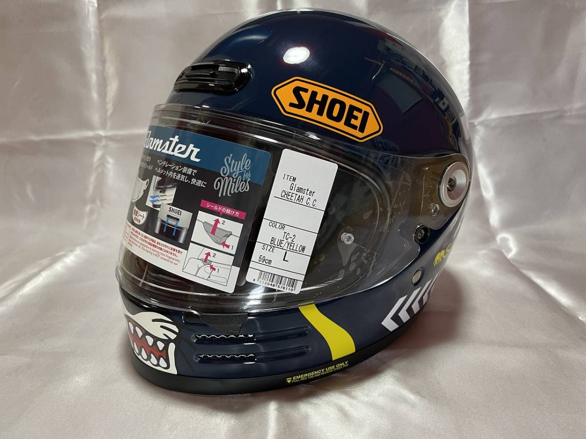 SHOEI CUSTOM Glamster CHEETAH グラムスター チーター CYCLES Lサイズ