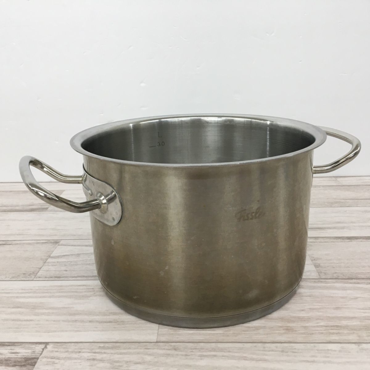 Fissler フィスラー 西ドイツ 18-10ステンレス 両手鍋 ヴィンテージ Fissler フィスラー 西ドイツ 18-10ステンレス 両手鍋 ヴィンテージ