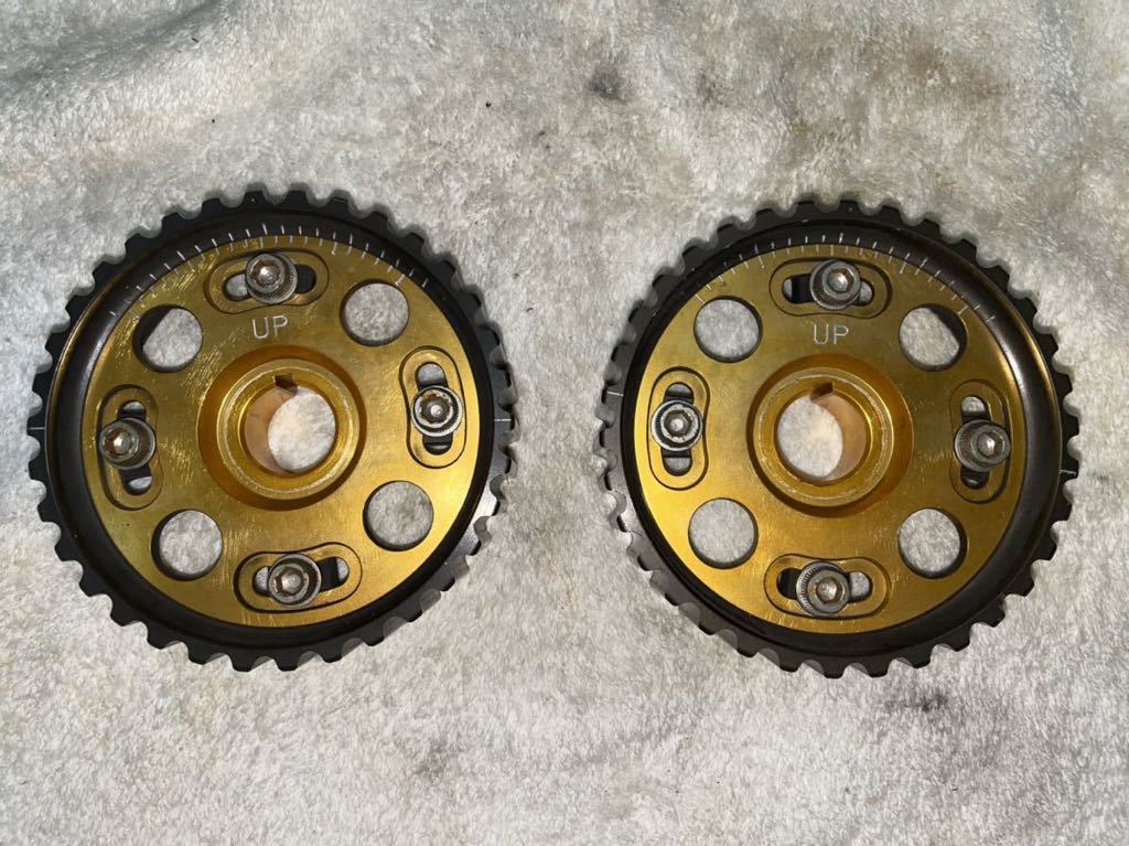 ♪♪B16A B16B B18Cなど 調整式カムスプロケット ハイカム併用に