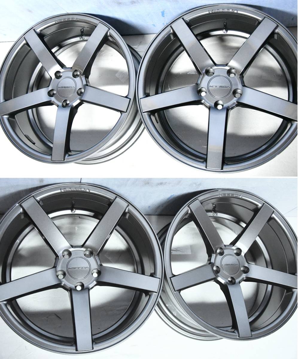 美品 VOSSEN ヴォッセ CV3-R コンケーブ 19インチ 8.5J/10J 5H-114.3 + 