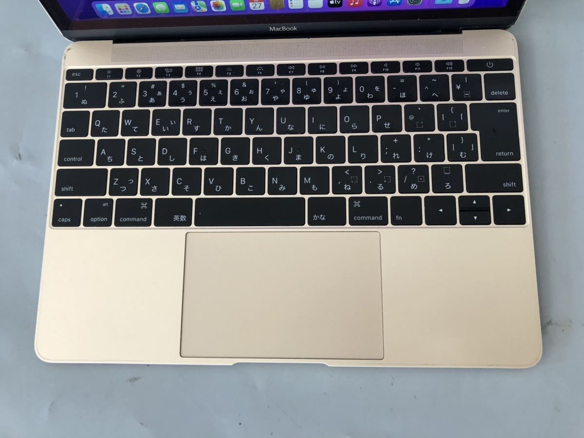 JXJK1219【ジャンク】MacBook Retina 12inch Early 2016 A1534 EMC2991 