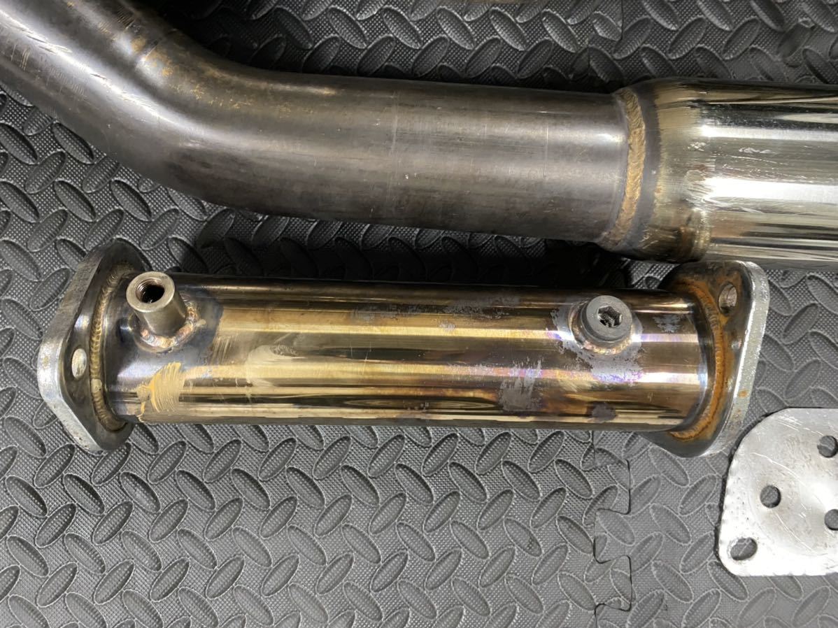 180sx s13 シルビア ターボ ステン マフラー 社外 HYPER 柿本 触媒 