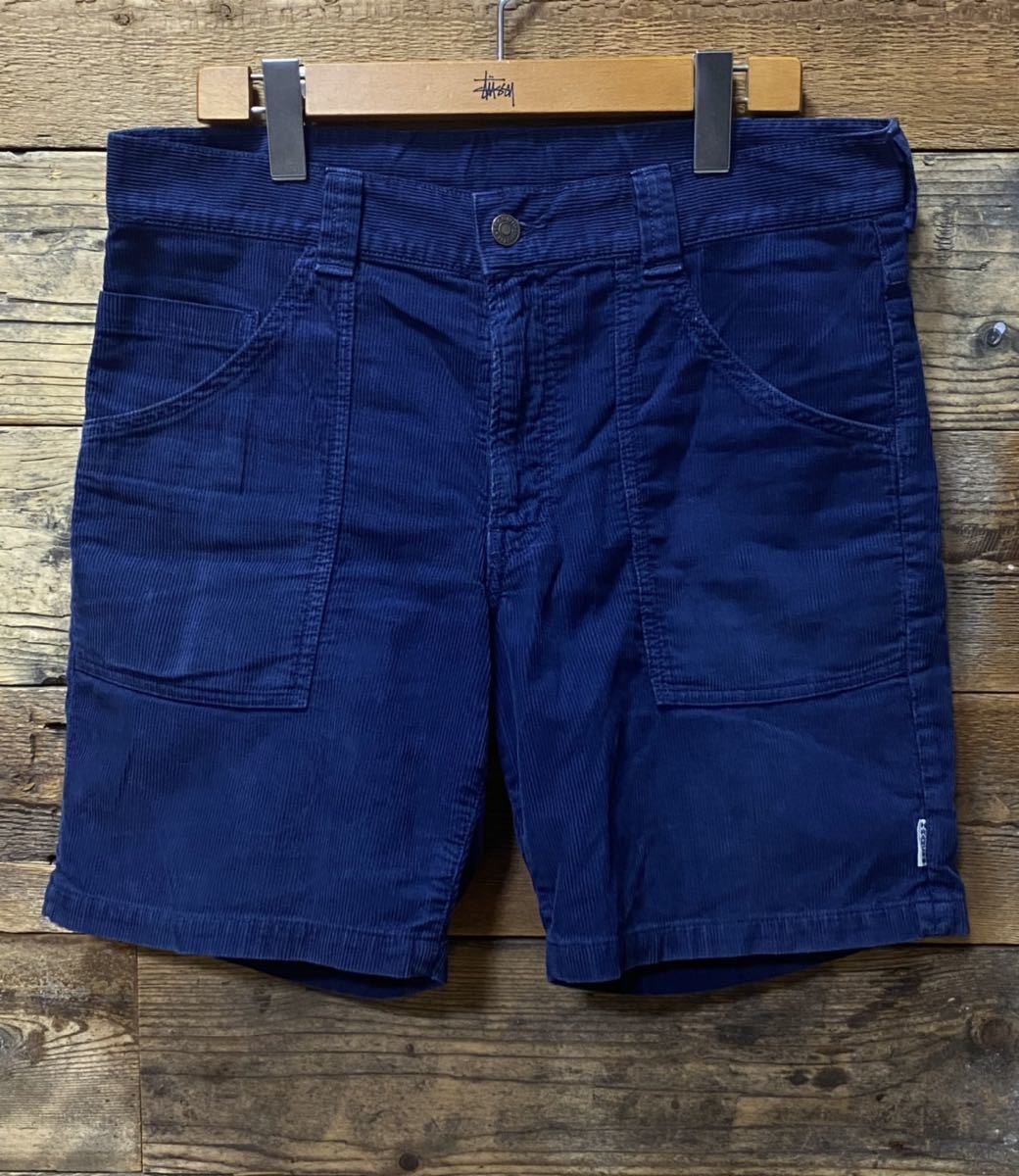 HOLLYWOOD RANCH MARKET　コーデュロイ ビーチショーツ 3(L) ネイビー　/　ハリウッドランチマーケット ショートパンツ サマーコール 紺