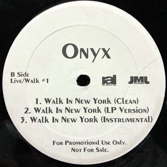 【100%新品，得価】 12 レア 1995 US ORIGINAL PROMO ONLY RARE PRESSING ONYX / LIVE / WALK IN NEW YORK(ラップ、ヒップホップ)｜売買されたオークション情報、yahooの商品情報をアーカイブ公開 - オークファン ラップ、ヒップホップ