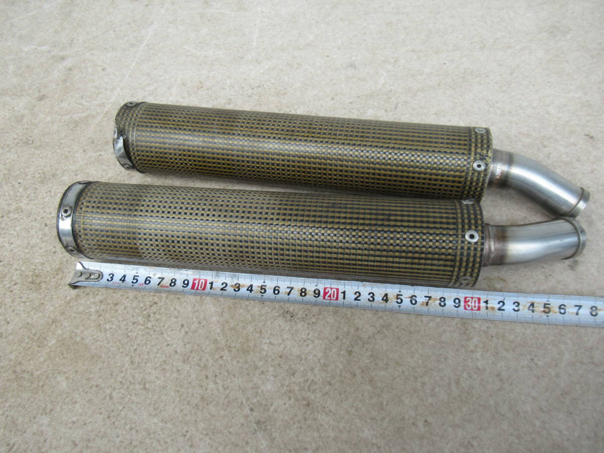 NSR250R MC28 MC21 ケブラーカーボン カーボンサイレンサー 中古品 