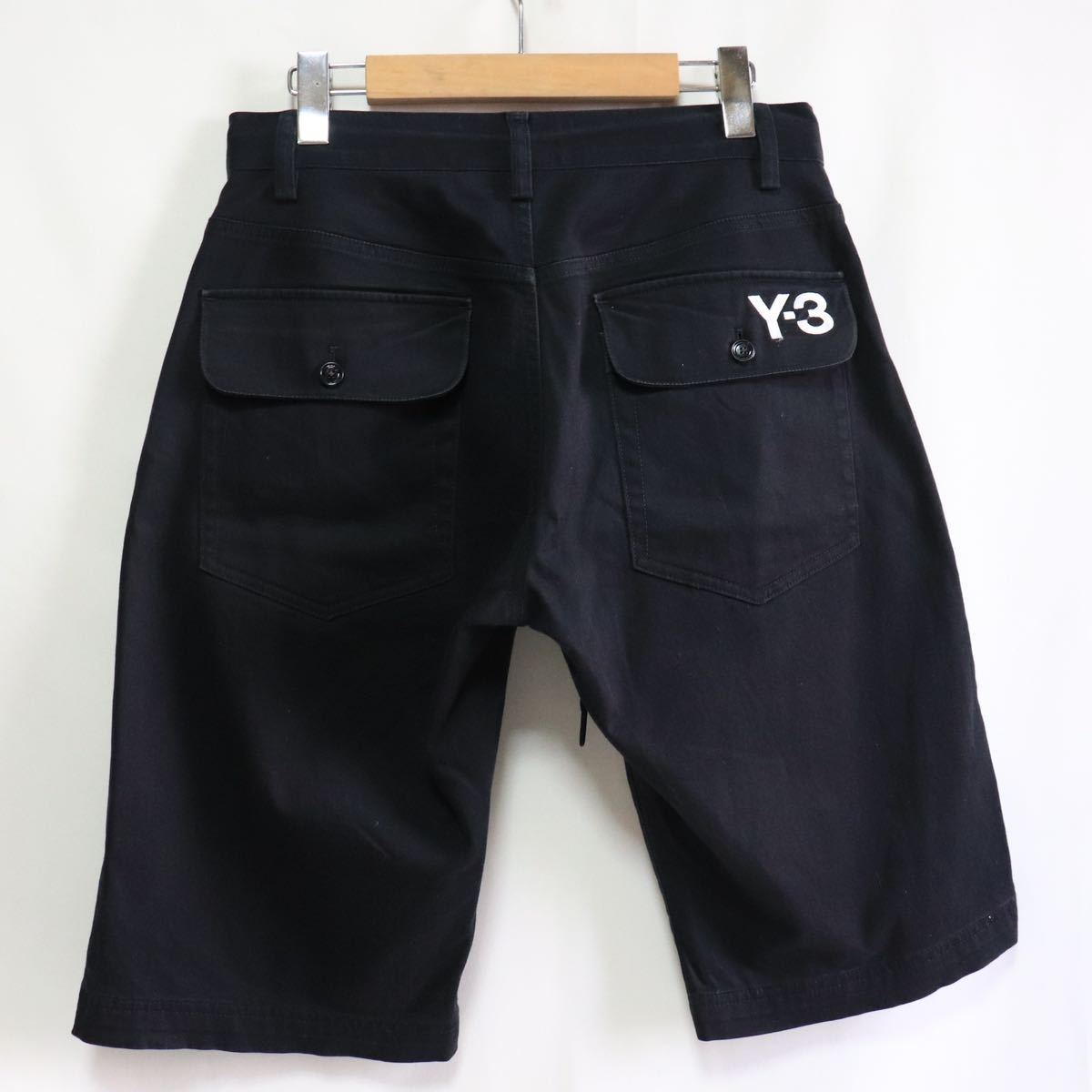 Y-3 Yohji Yamamoto THREE STRIPES TAILORED SHORTS (BLACK)の商品