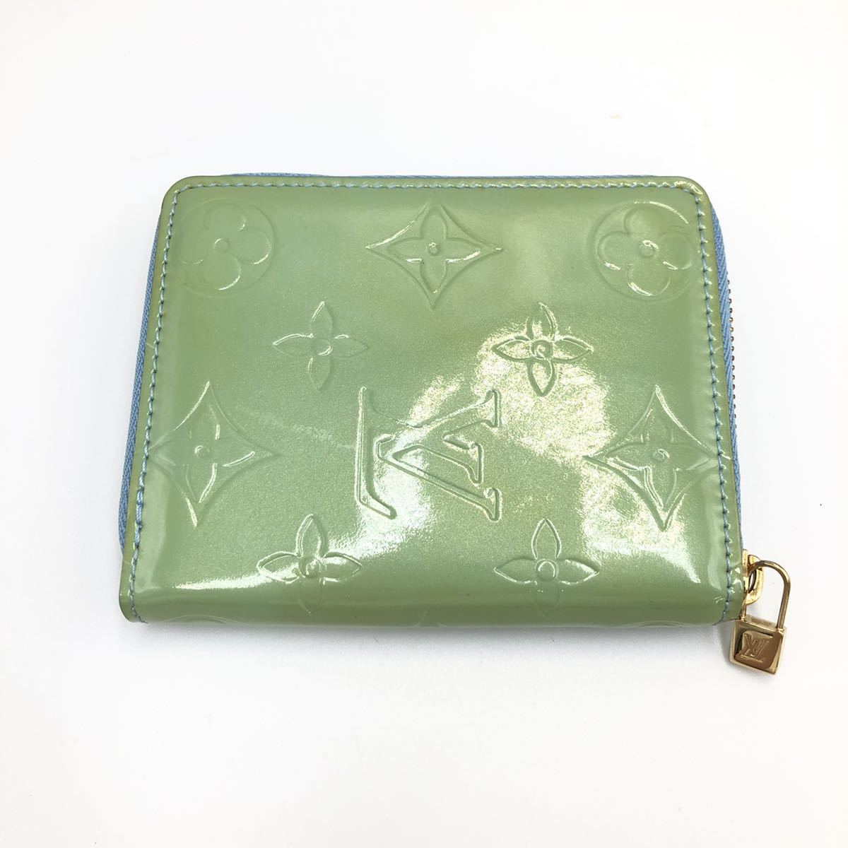 I7.29AH-I⑤★LOUIS VUITTON ルイヴィトン コンパクト財布★ヴェルニ/ブルーム/ラウンドファスナー/二つ折り/ウォレット/WALLET/DA0 DH0