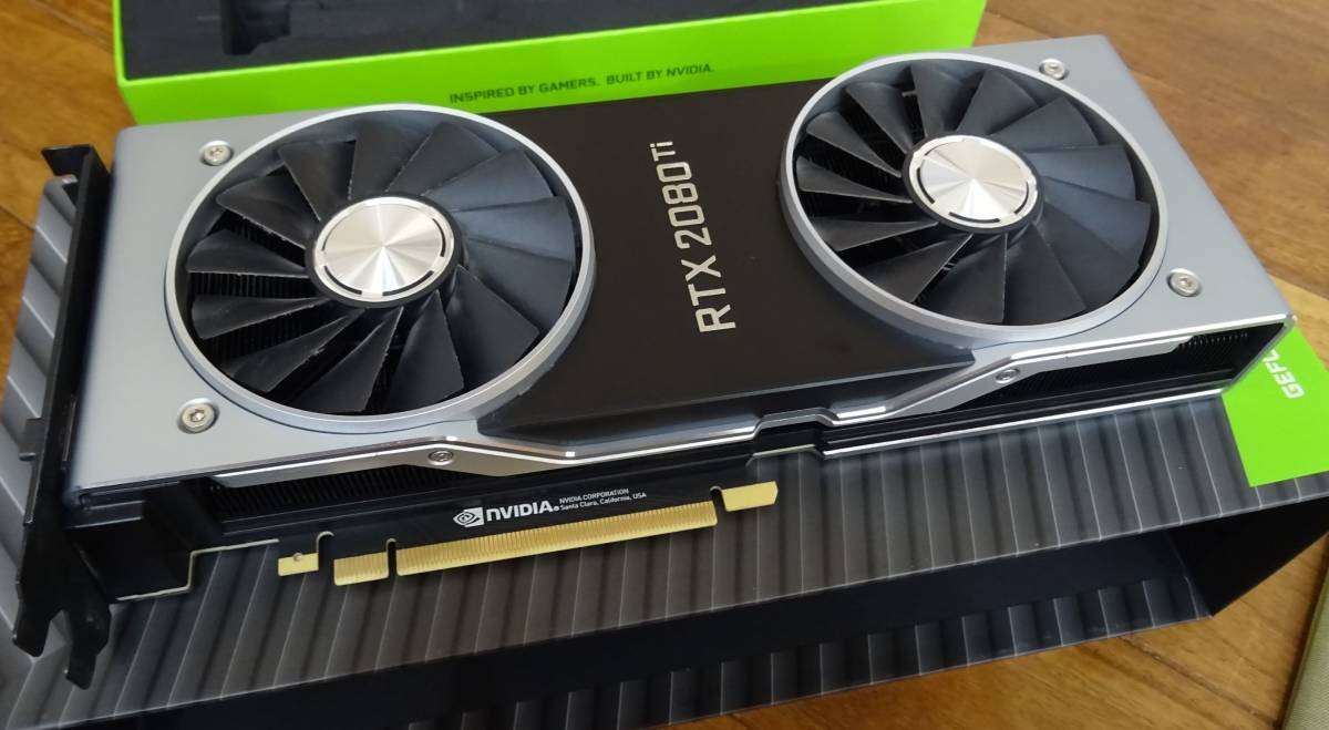中古】nVIDIA GEFORCE RTX 2080 Ti Founders Edition(PCI Express  