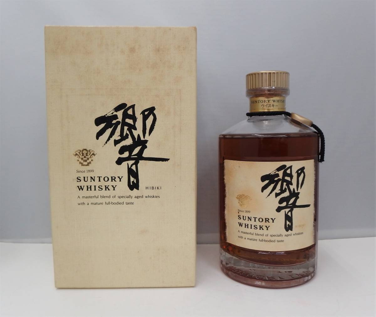 未開封 古酒 サントリー ウイスキー 響 金キャップ 裏ゴールドラベル 