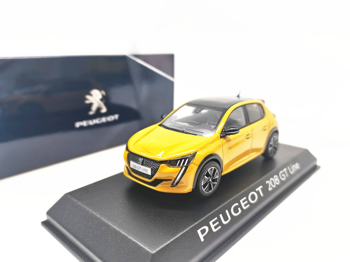 クリーニング 直営 店 ノレブ 1/43 プジョー 208 GT Line 2019 YE
