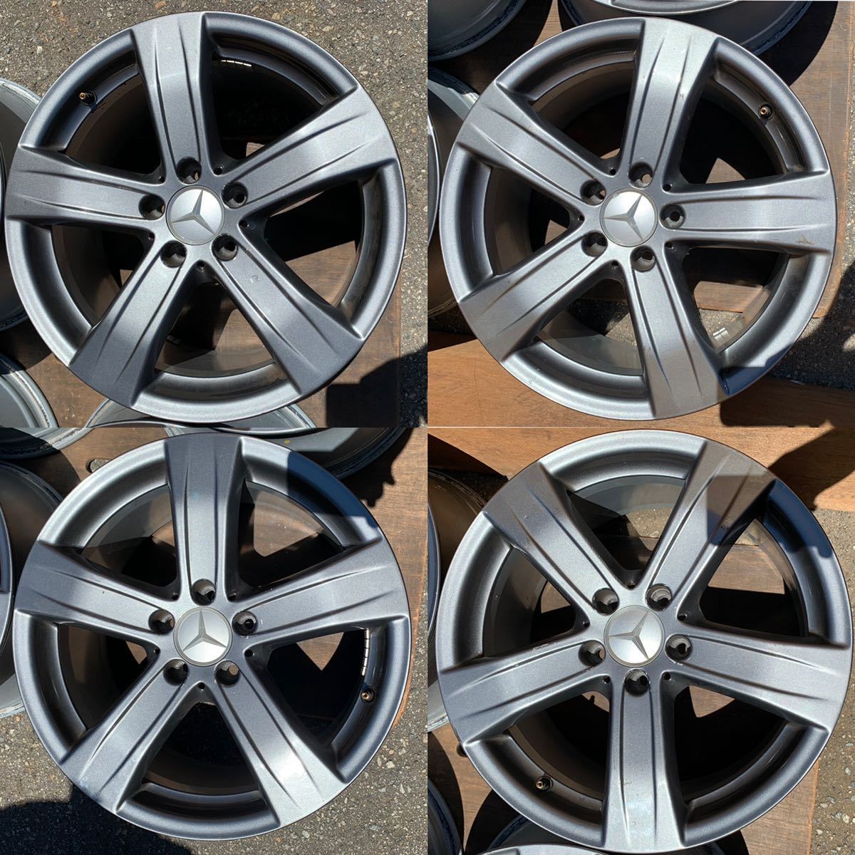 【定番人気，新作登場】 メルセデスベンツ18&times;8.5J PCD112 オフセット43 5穴 ハブ66 ホイール4本セット(5穴)｜売買されたオークション情報、yahooの商品情報をアーカイブ公開 - オークファン 5穴