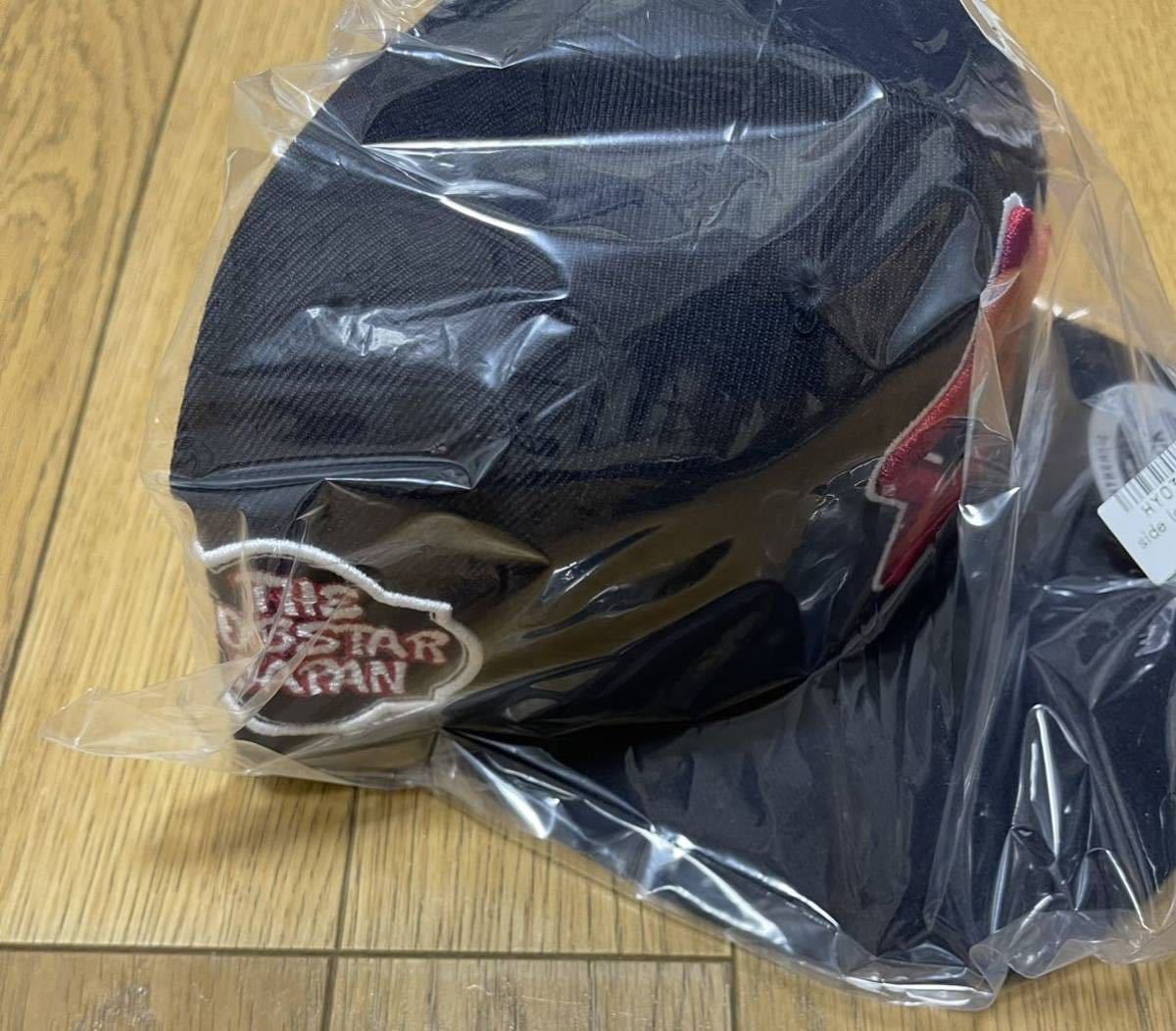 新品未開封 モブスター キャップ ダブルスター side logo cap Dark