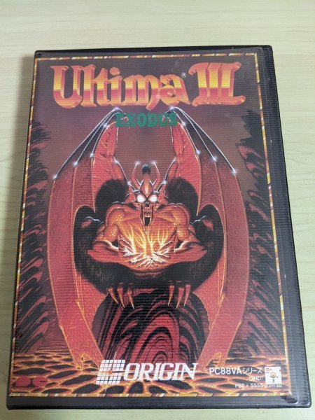 ウルティマ 3/Ultima Ⅲ EXODUS 箱.取扱説明書.ハガキ付き 1989 ORIGIN