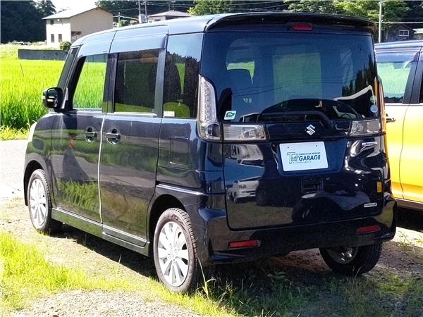 秋田発!! H25 スズキ スペーシアカスタム MK32S XS 4WD ワンオーナー Pスタート パワースライドドア メモリ―ナビ 一時抹消渡 売切!!