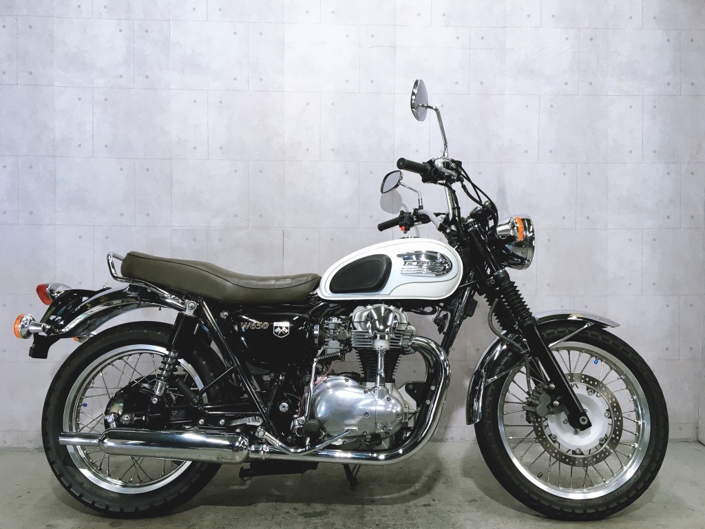 W650 美車 低金利2.9％～☆極美車☆カワサキ W650・車検付（R6年7月まで）・乗っ