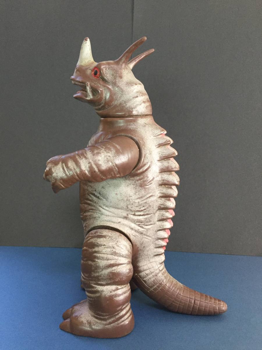 ☆当時物 マルサン ネロンガ 約22.5cm ソフビフィギュア 日本製 円谷