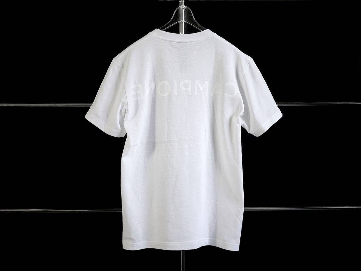 NY購入/XL/WHITE/CAMPIONE HEAVYWEIGHT COTTON T-Shirts ''Big Logo CAMPIONE'' / Tシャツ 上質コットン仕様 NY購入 HEAVYWEIGHT 上質コットン仕様⁄XL⁄BLACK⁄CAMPIONE Hanes TAG Crucible