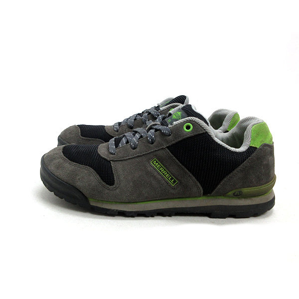 y■【US9】MERRELL/メレル Castle Rock カステルロック ナイロンスニーカー■黒MENS/44【中古】