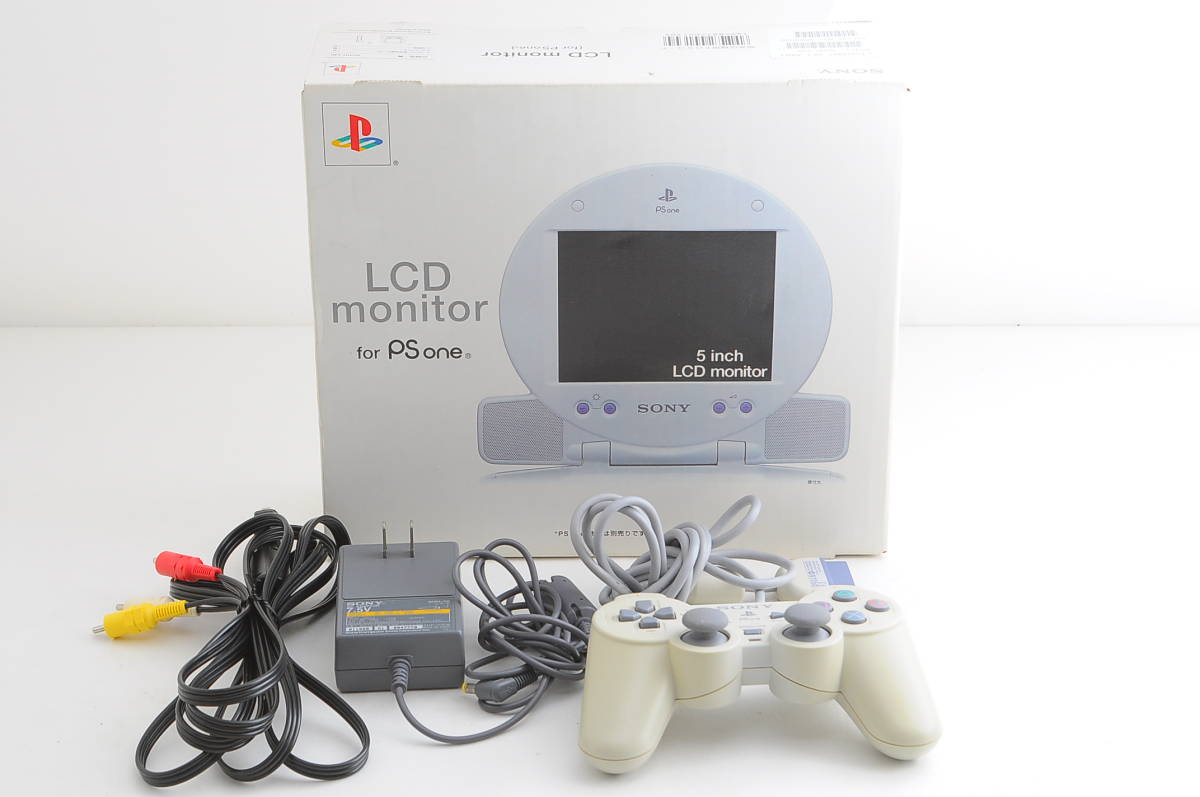クヤ27]PS one プレステ 本体一式 SCPH-100 LCD液晶モニター SCPH-130 