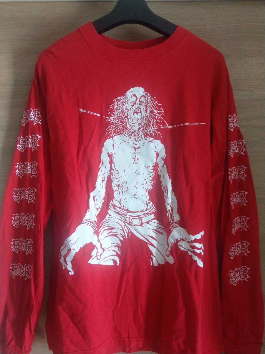  コレクション放出 レア ほぼ S.O.B ロングスリーブシャツ GRIND HARDCORE PUNK ハードコア GAUZE NAPALM LIP CREAM DEATHSIDE(Tシャツ)｜売買されたオークション情報、yahooの商品情報をアーカイブ公開 - オー Tシャツ