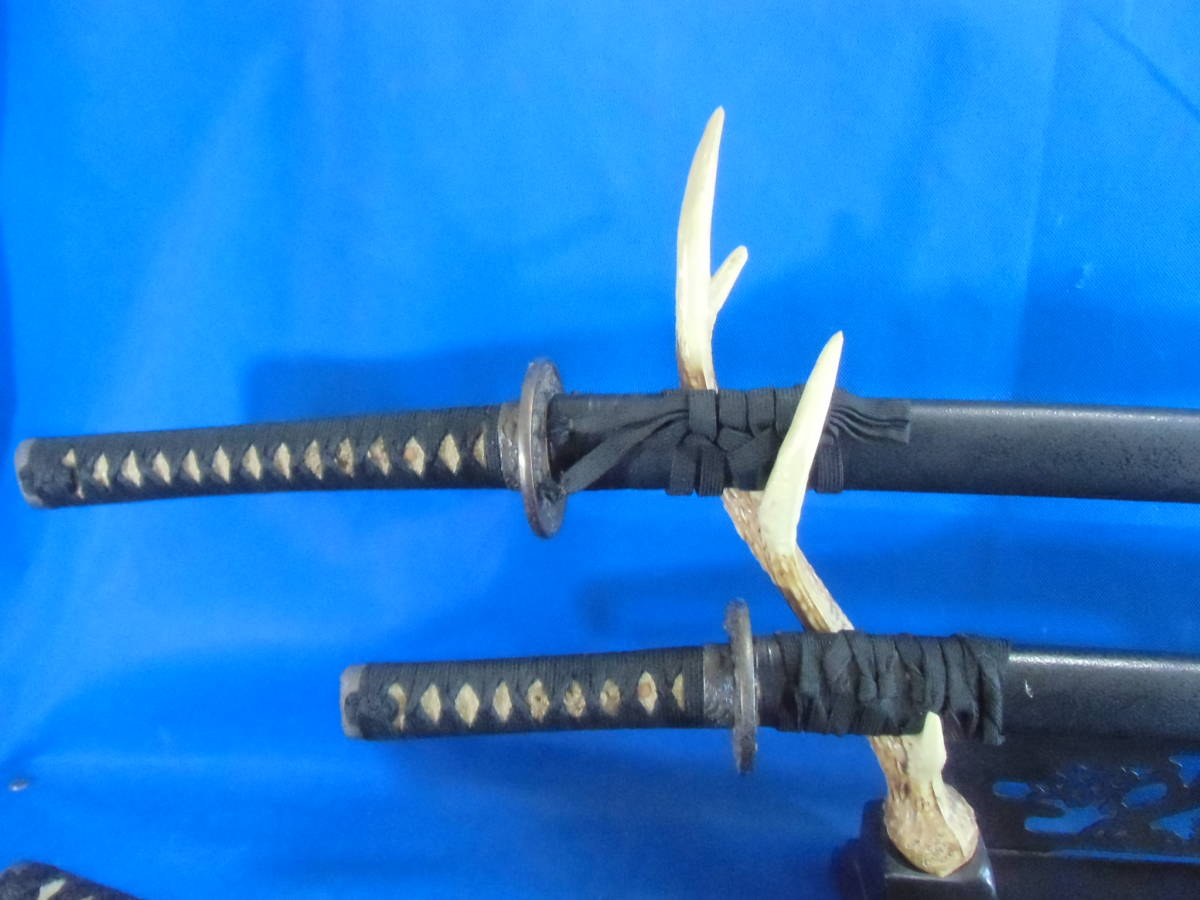 模造刀 大小 日本刀 共箱 大刀 中古品 美術工芸 大.小2本