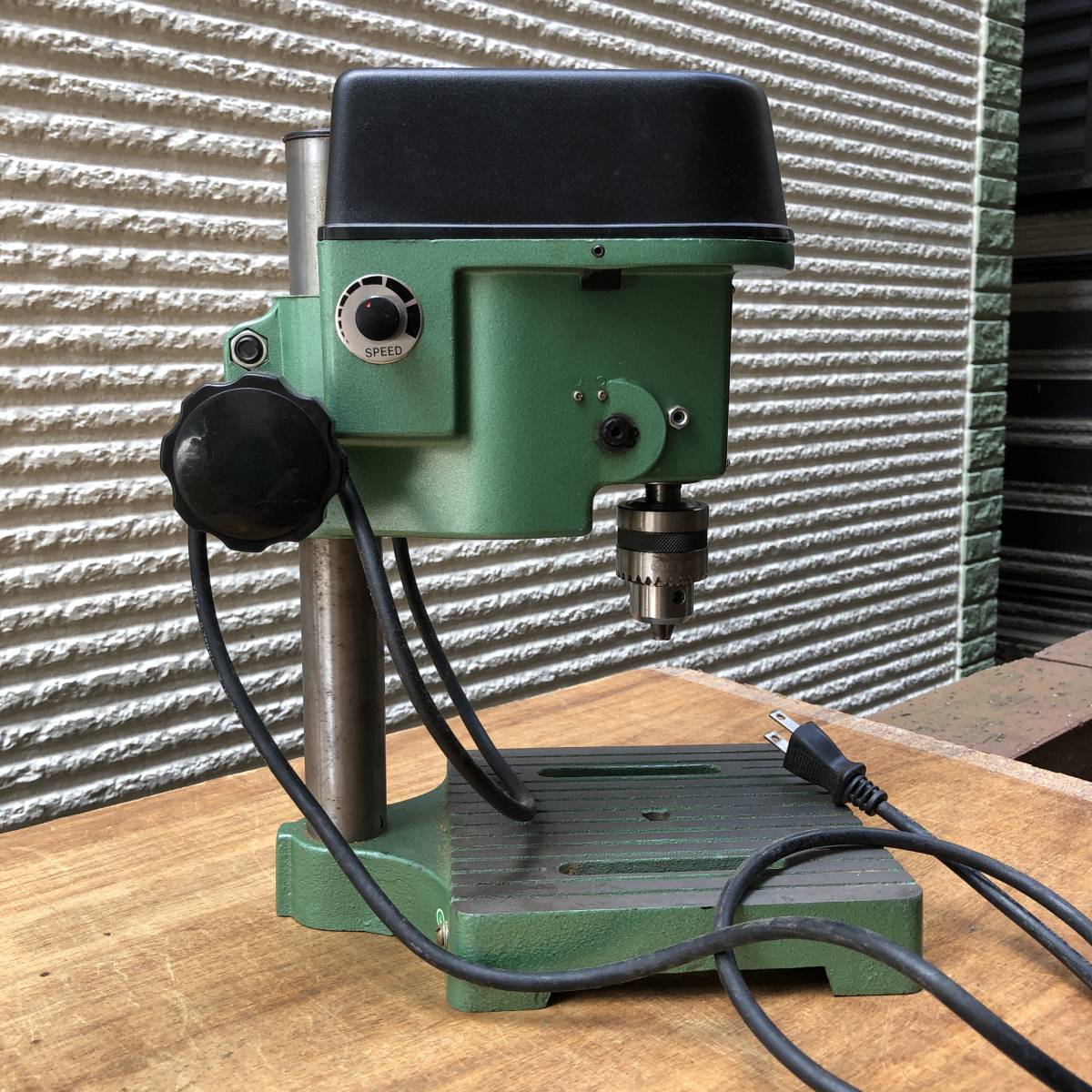 動作確認済み ◎ 卓上ボール盤 TM-100S 卓上無段変速ボール盤 電動 