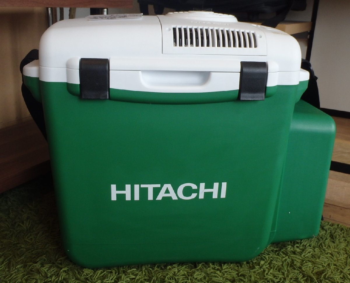 HITACHI UL 18DSL 冷温庫　緑クーラーボックス 中古】日立 HITACHI ハイコーキ コードレス冷温庫 UL-18DSL 3電源対応