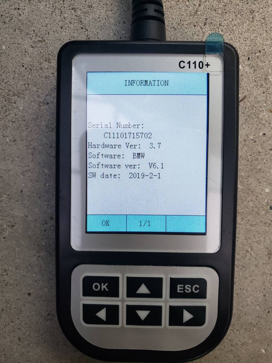 Creator C110+ BMW用 故障診断機 コードスキャナーリーダー Ver.6.1