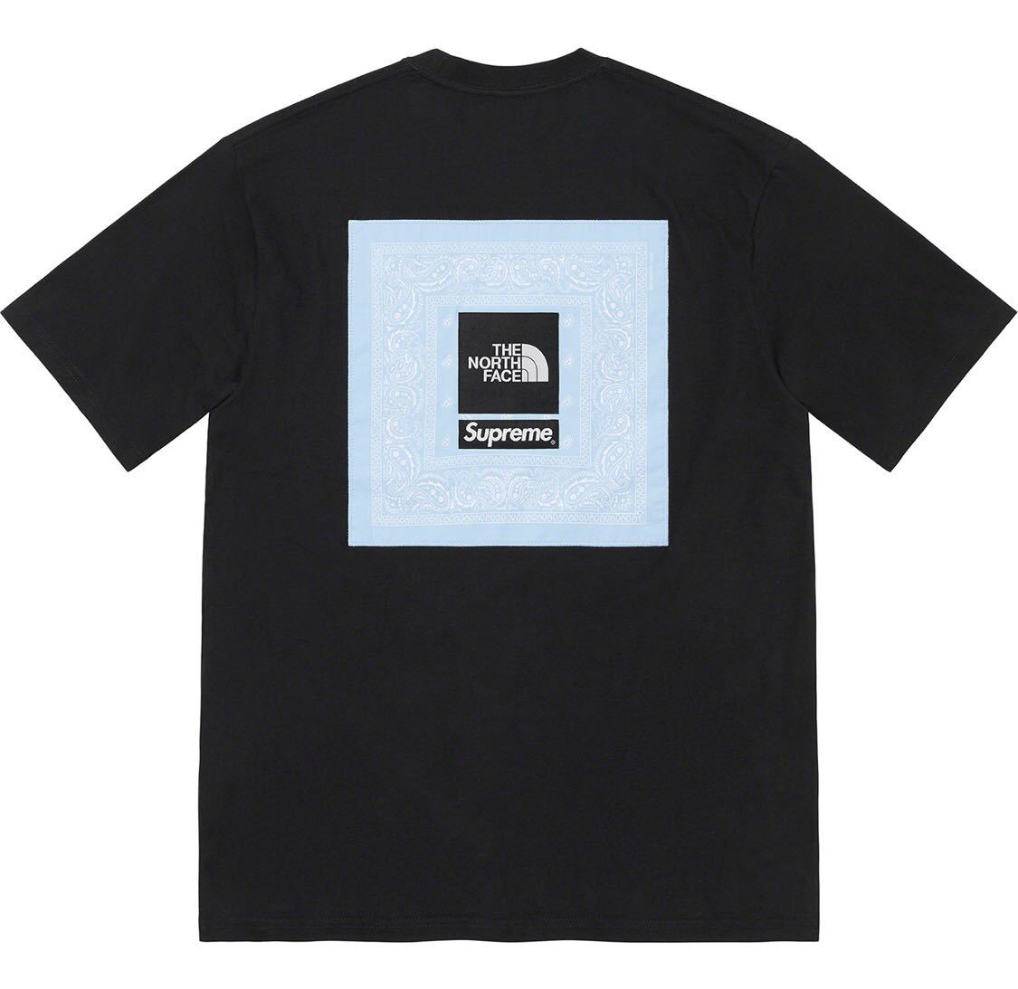  L Supreme / The North Face Bandana Tee BLACK シュプリーム ザ ノース フェイス バンダナ Tシャツ ブラック T-SHIRT(Lサイズ)｜売買されたオークション情報、yahooの商品情報をアーカイブ公開 - オークファ 男性用