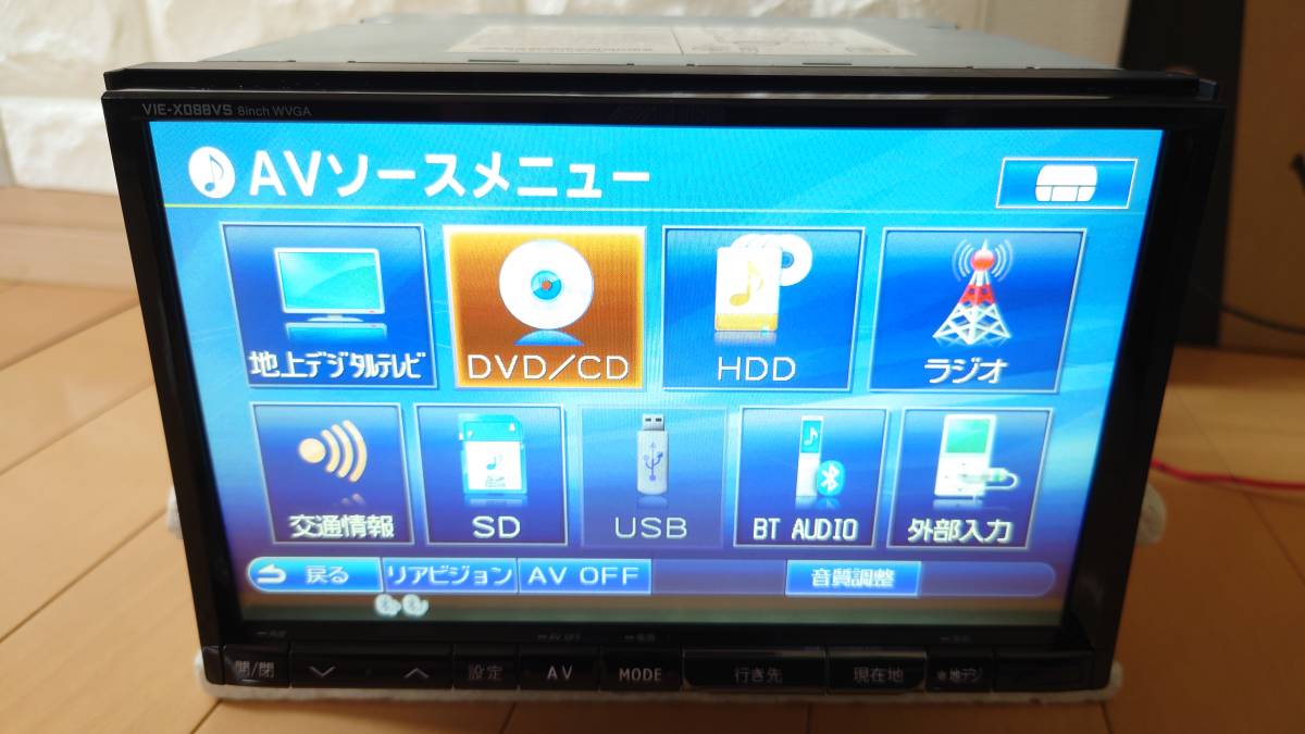 アルパイン X088V 8インチナビ ⑦ ファイヤTV接続可能 動画確認動画あり