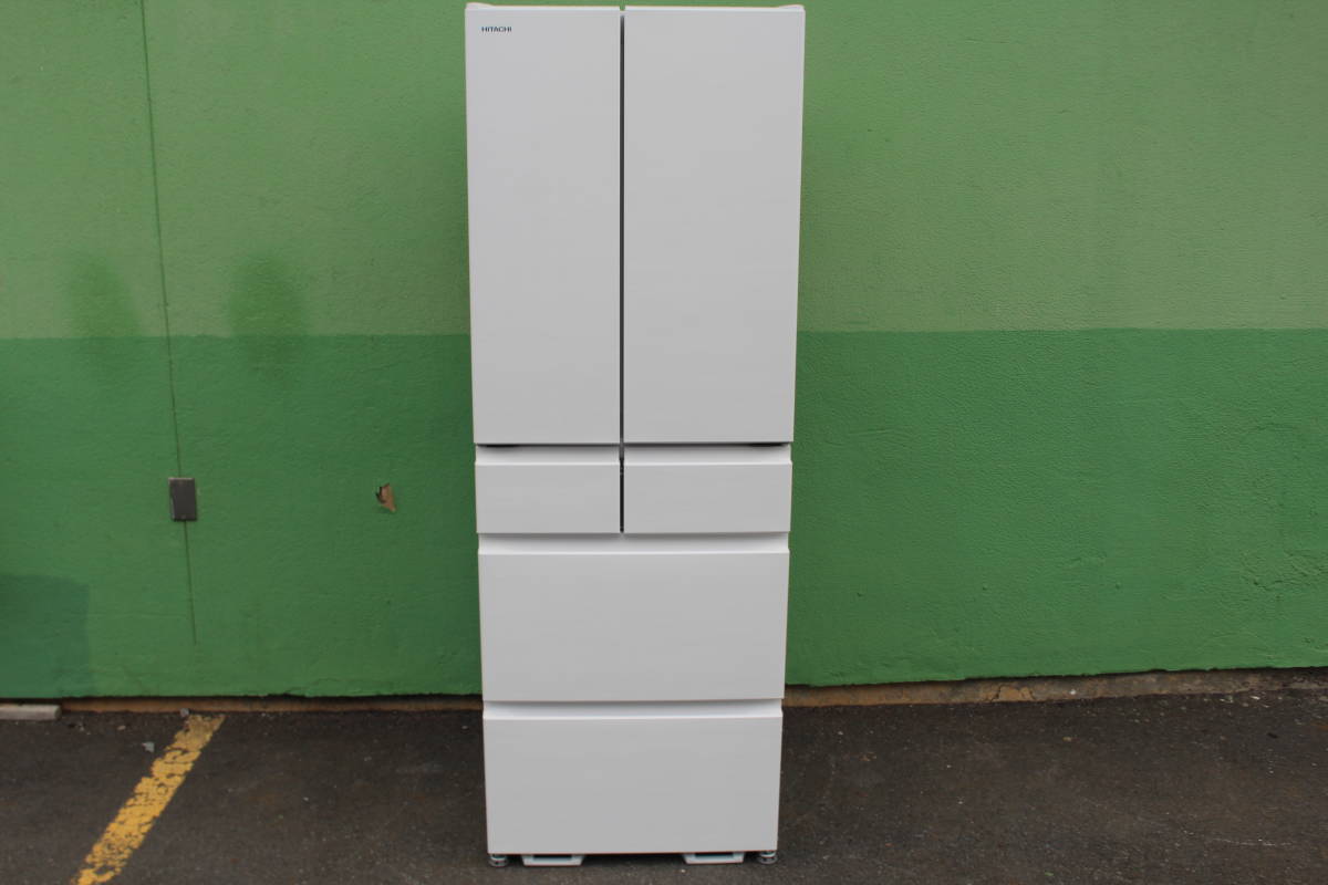 日立 HITACHI R-HW49S W [冷蔵庫（485L・フレンチドア）6ドア HW 