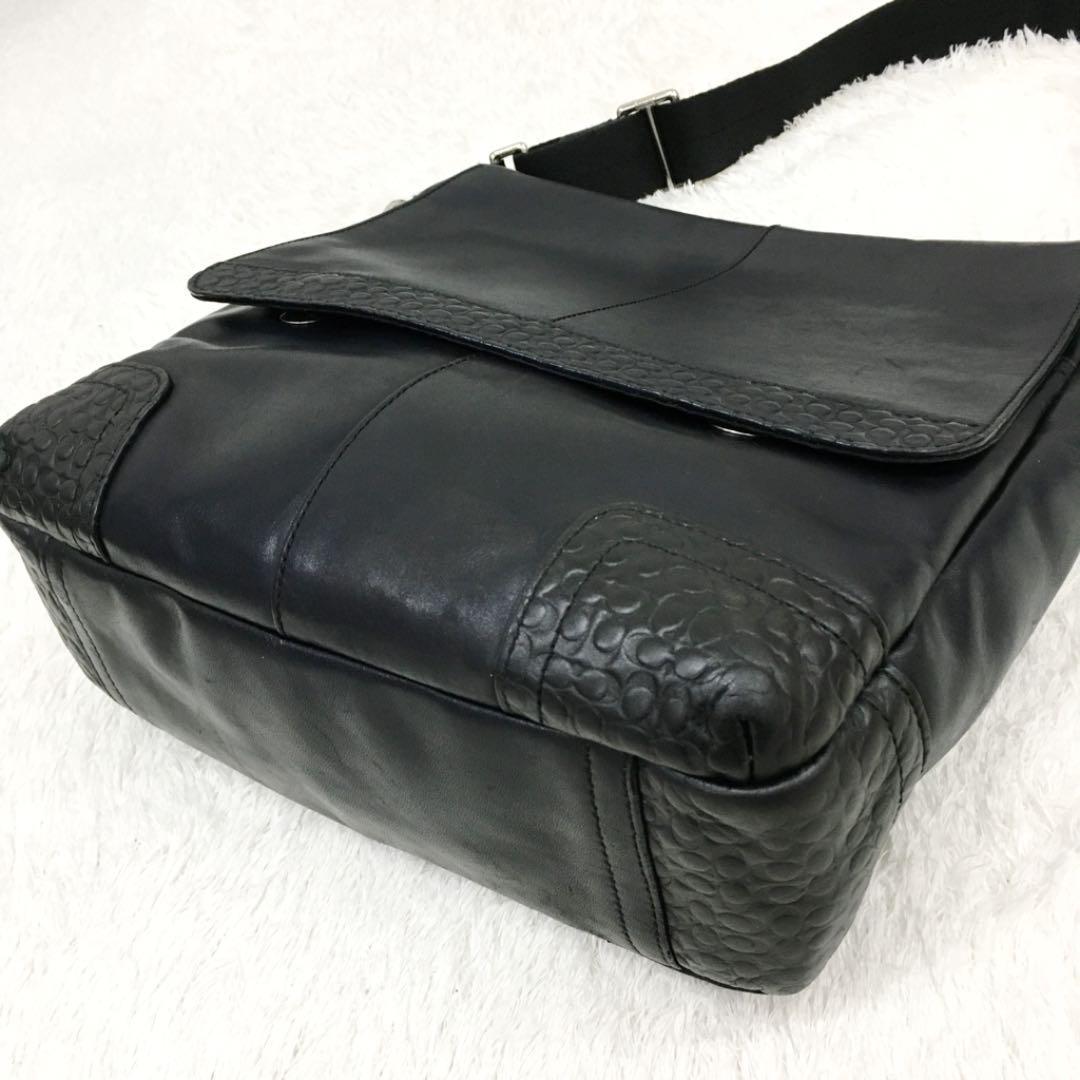 COACH コーチ シグネチャー ショルダーバッグ メッセンジャー 肩掛け
