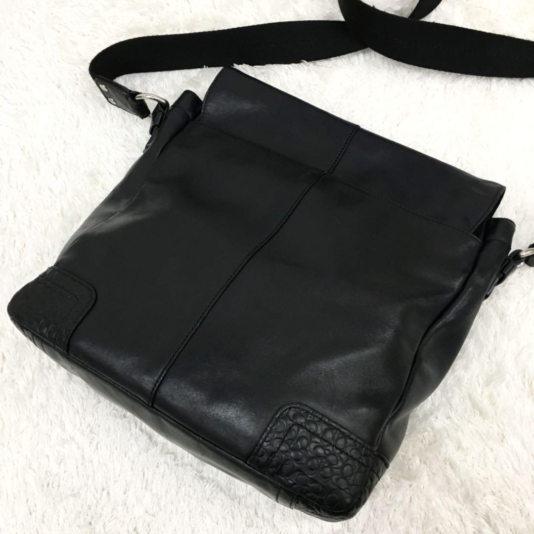 COACH コーチ シグネチャー ショルダーバッグ メッセンジャー 肩掛け