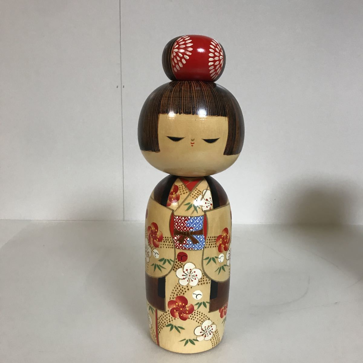 P2 創作近代こけし 椿暦 梅香 こけし 伝統こけし 和人形 置物