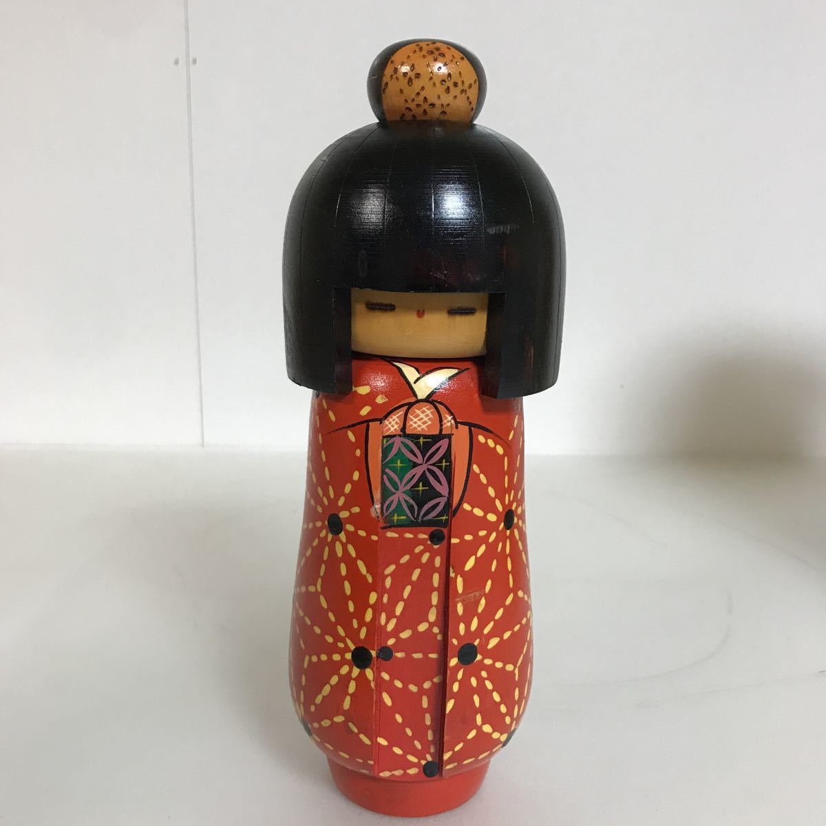 P2 創作近代こけし 椿暦 梅香 こけし 伝統こけし 和人形 置物