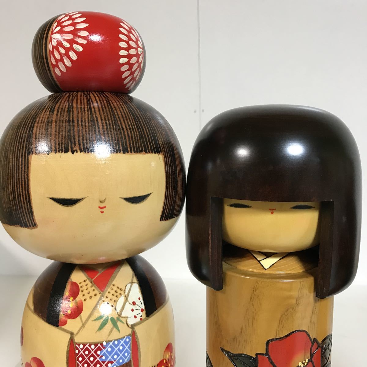 P2 創作近代こけし 椿暦 梅香 こけし 伝統こけし 和人形 置物