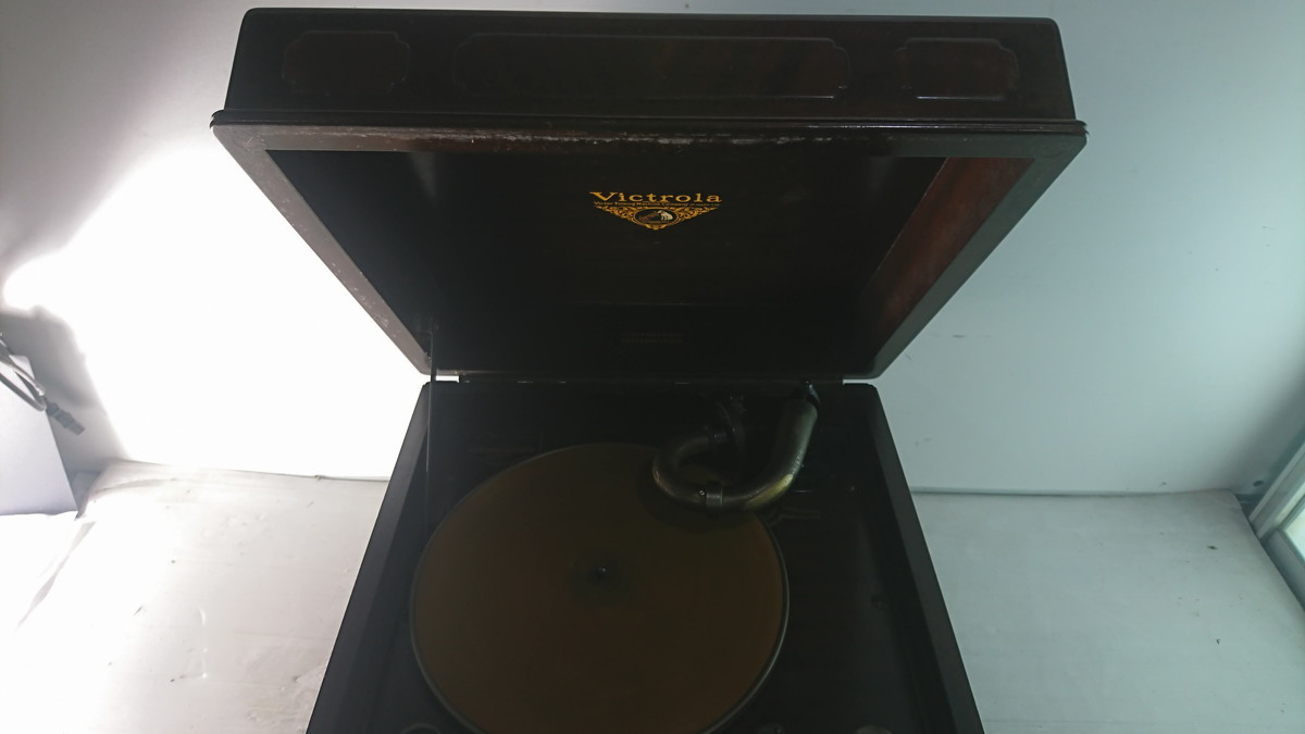 A8-018 ☆Victor ビクター J1-91 蓄音機 VICTROLA ビクトローラ 昭和