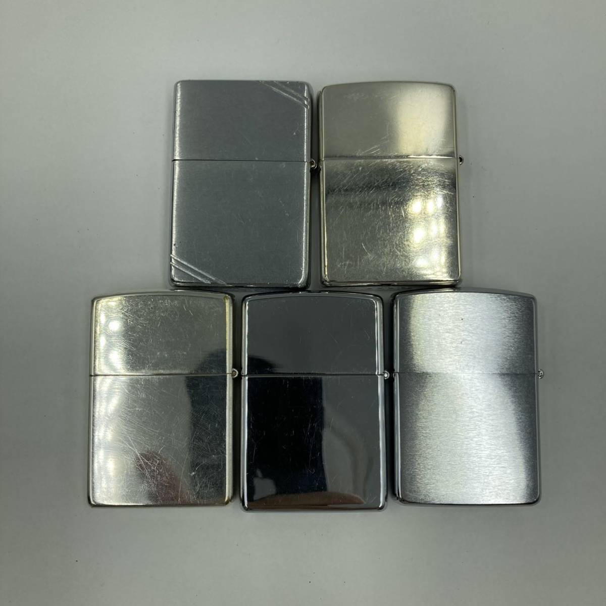 メタル製ライター まとめ　7台 ZIPPO ライター ジッポー オイル : 名入れ ジッポーライター 7点ギフト
