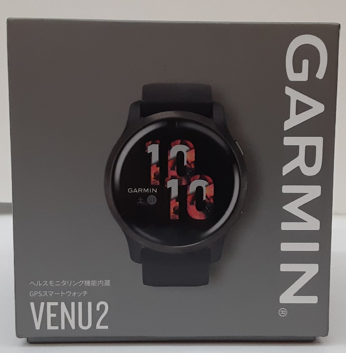 izu◇中古品◇GARMIN VENU2 ブラック GPSスマートウォッチ｜スマート 