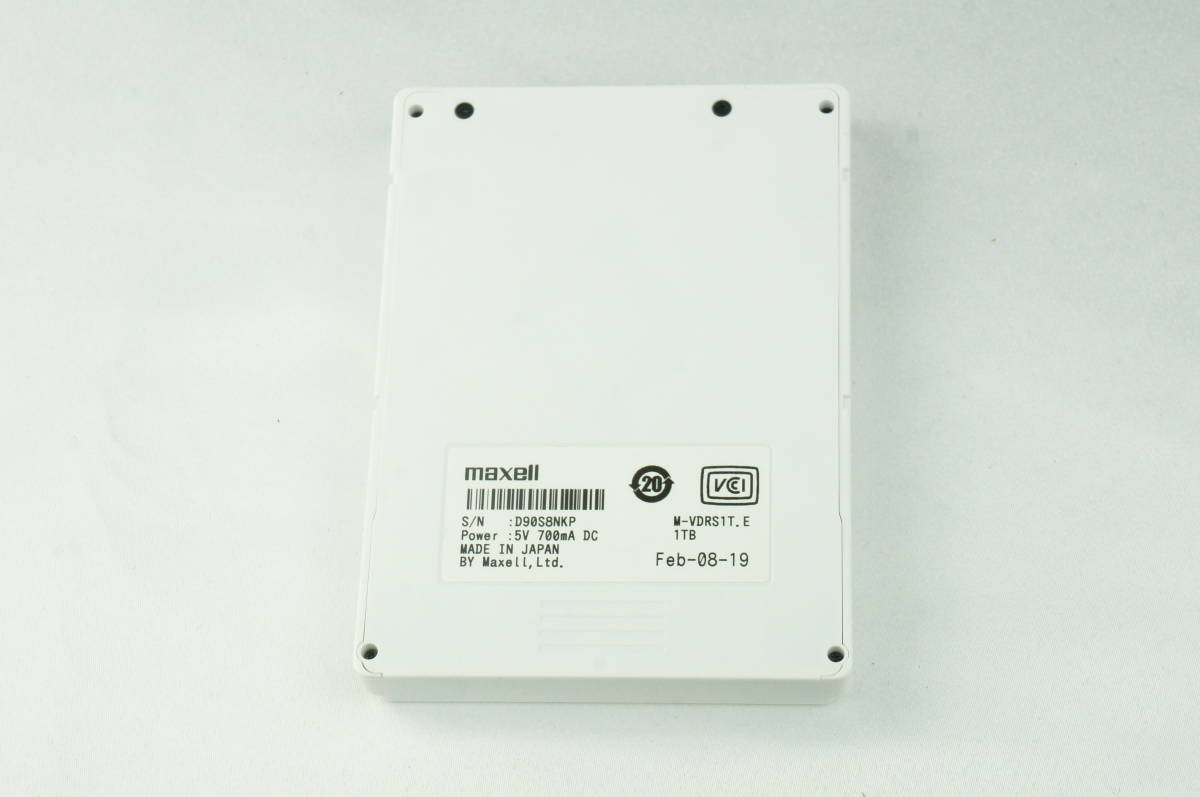 1TB maxell iVDR-S マクセル アイヴィ iV カセットハードディスク 販売 