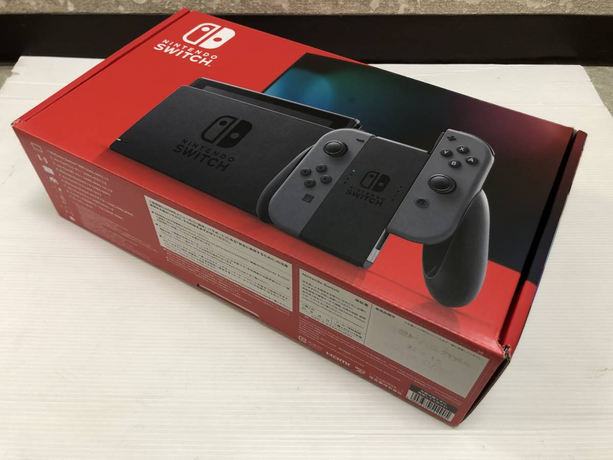 2483) 美品 任天堂 NINTENDO SWITCH スイッチ グレー HAD-S-KAAAA 元箱