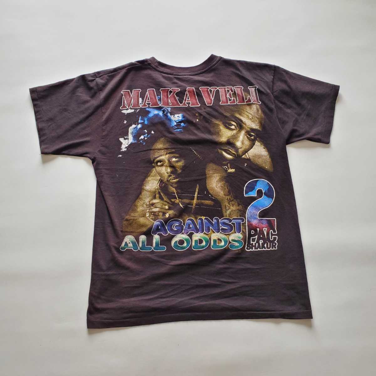 90s 2PAC AGAINST ALL ODDS VINTAGE RAP TEE bootleg ヴィンテージ 